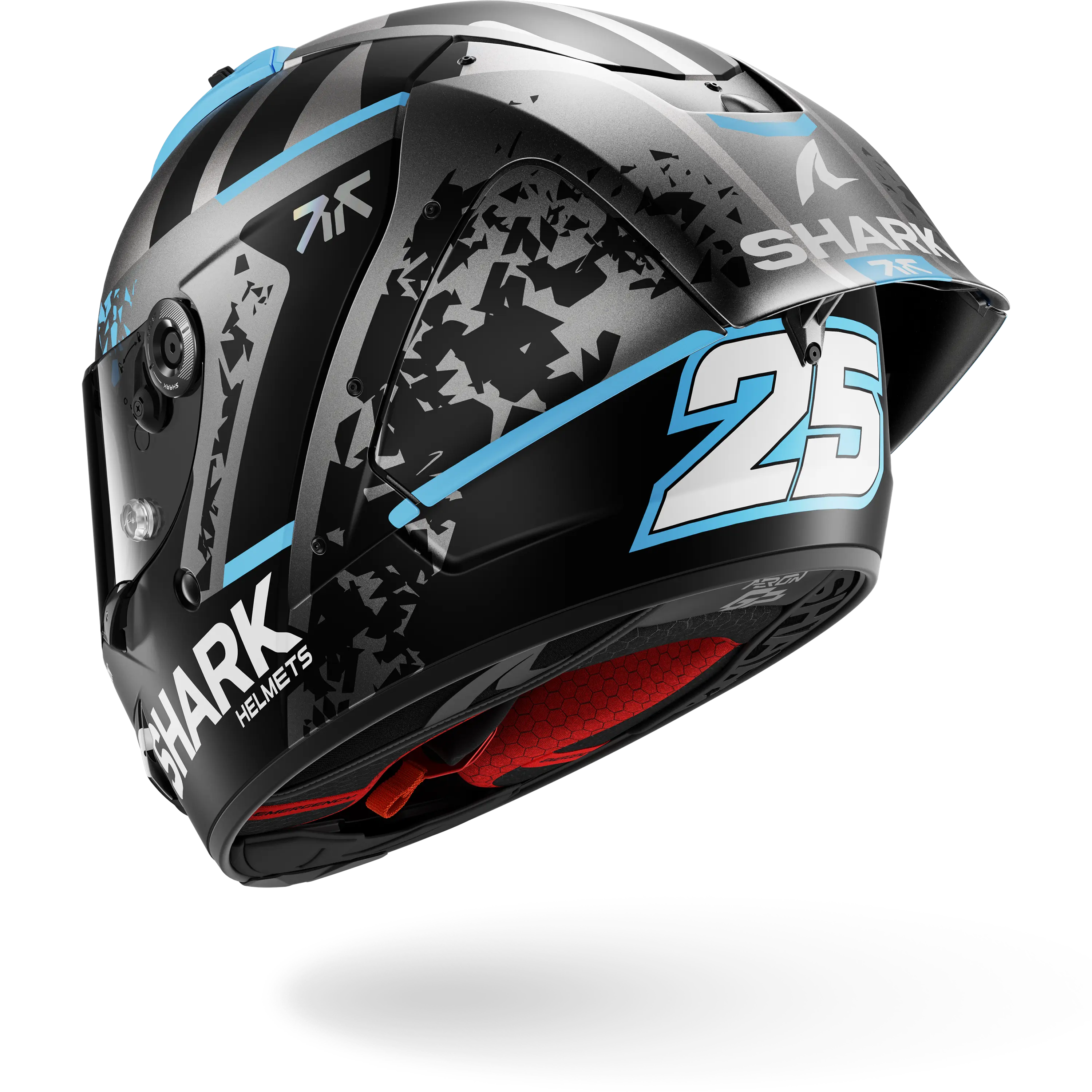 AERON-GP FIM 2 RACING #2 REPLICA RAUL FERNANDEZ WINTER TEST Anthracite Blue Silver - Image 2
