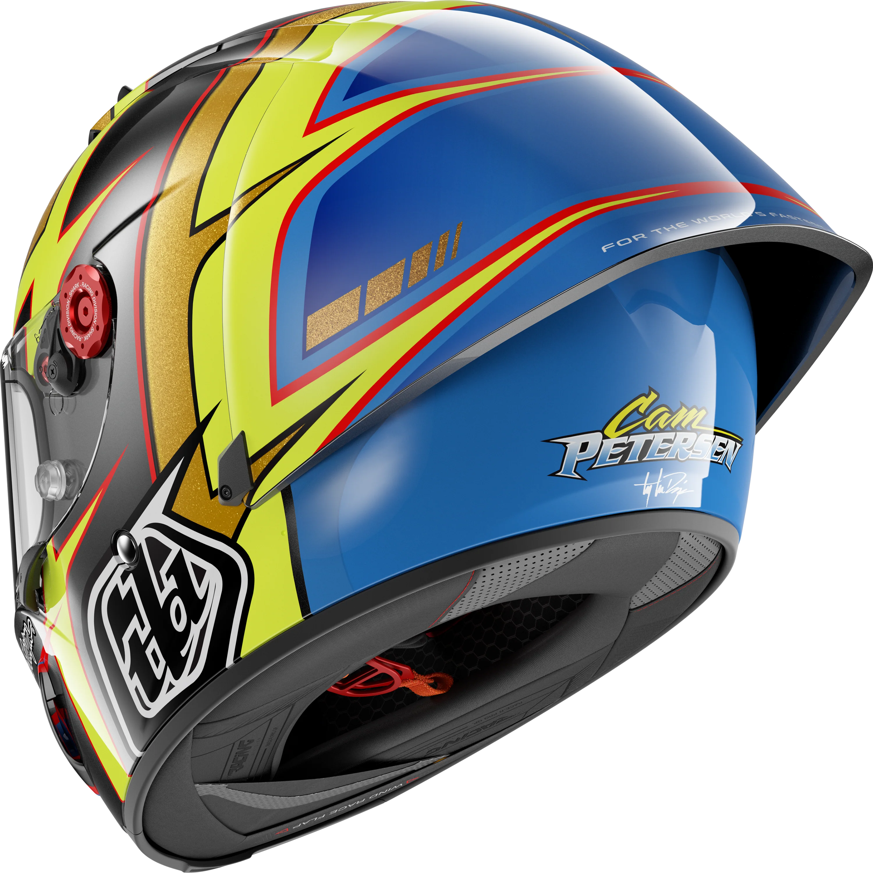 RACE-R PRO GP 06 REPLICA CAM PETERSEN Anthracite Yellow Blue - Image 2
