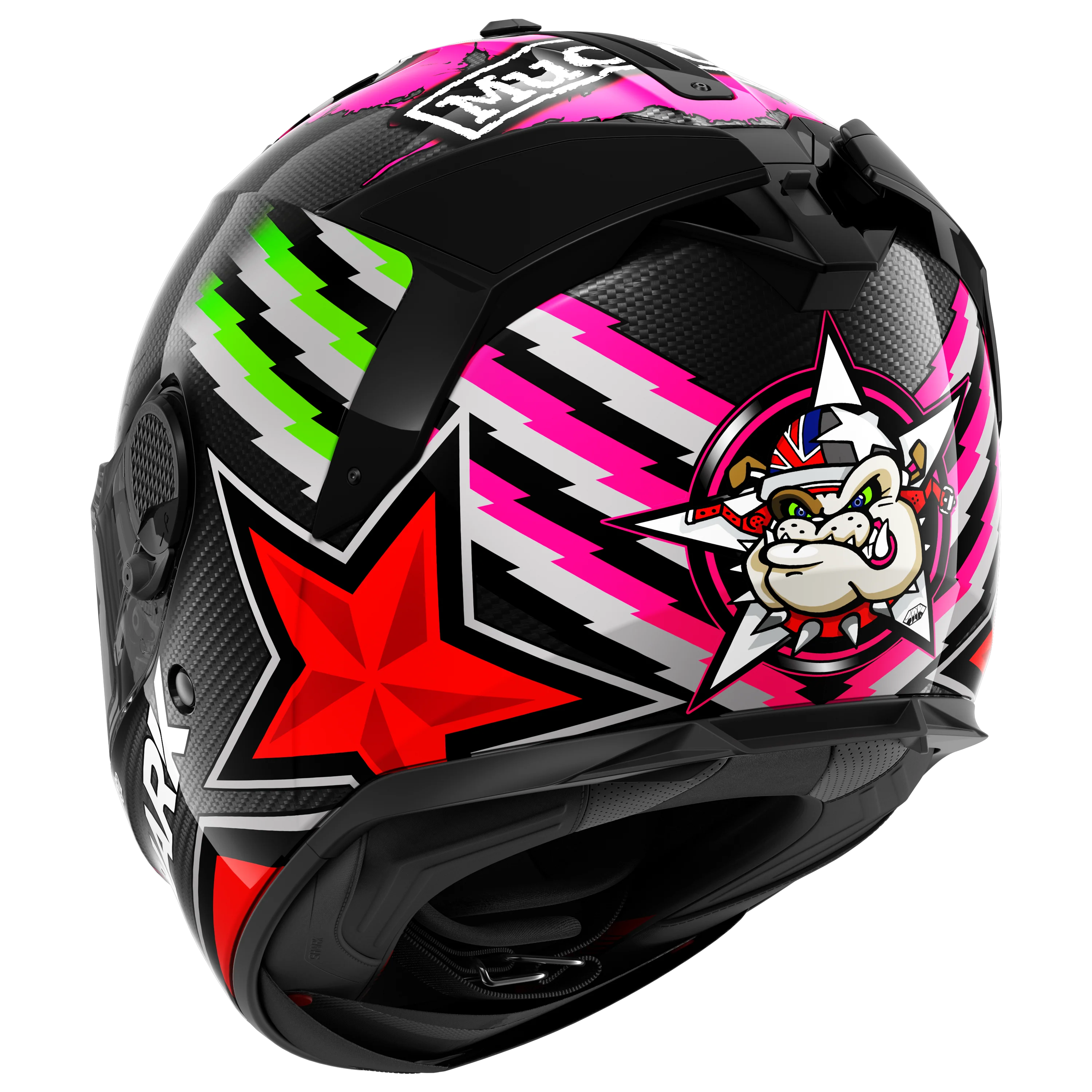 SPARTAN GT CARBON REPLICA REDDING Carbon Red Green - Image 2