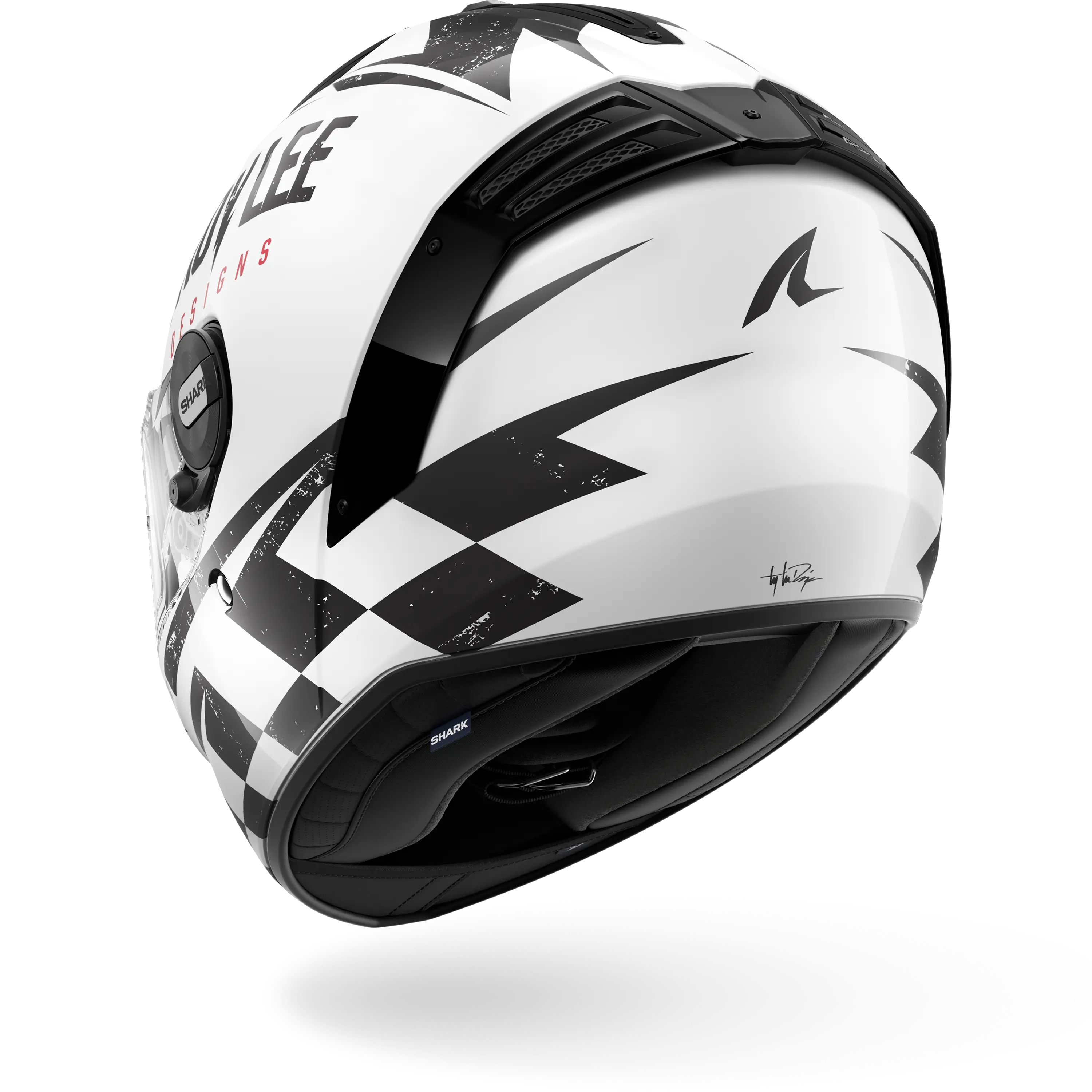 SPARTAN RS FIBRE Raceshop White Black Red - Image 2